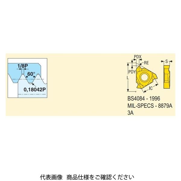 セコ・ツールズ・ジャパン 旋削 ねじ切り用チップ 16ER16UNJ:CP500