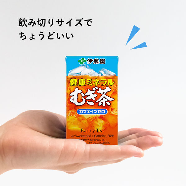 伊藤園 健康ミネラルむぎ茶（紙パック）125ml 1セット（36本