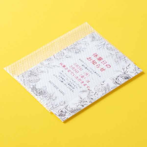 プチプチ（R）袋 フラップなし d37 840×600mm（A1対応サイズ） 1