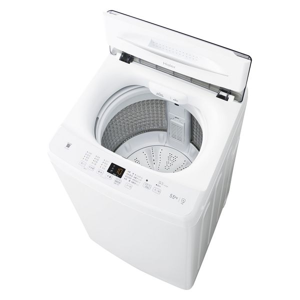 ハイアール 5.5kg　全自動洗濯機　JW-U55A(W)　ホワイト　1台（直送品）
