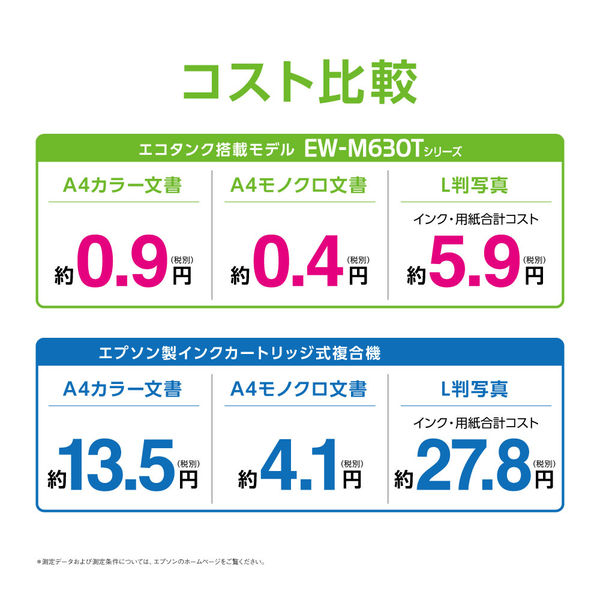 エプソン プリンター EW-M630TB A4 カラーインクジェット 複合機 エコタンク搭載モデル