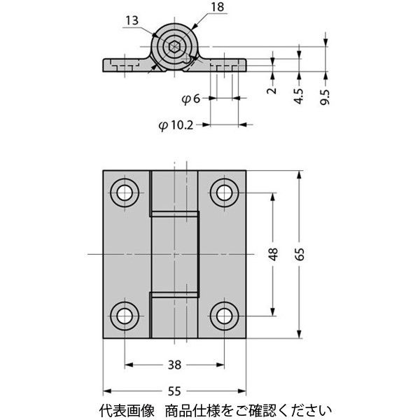 スガツネ工業 トルクヒンジ 72ー1ーTMー4145、72ー1ーTMー4146