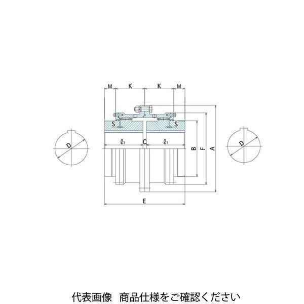 住友重機械ギヤボックス GCカップリング GC-CCMH（両サイドカバー形） GC-CCMH560 1個（直送品）