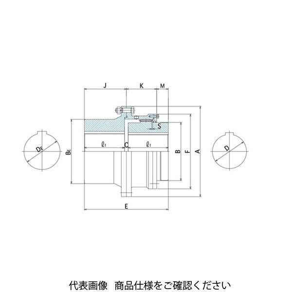 住友重機械ギヤボックス GCカップリング GC-CEMH形（サイドカバー・延長軸形） GC-CEMH450 1個（直送品） - アスクル