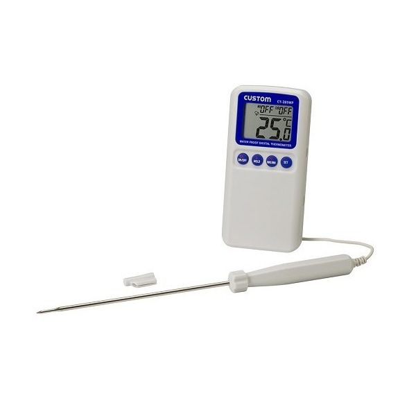 アズワン 防水デジタル温度計 校正証明書付 CT-285WP 1個 3-4750