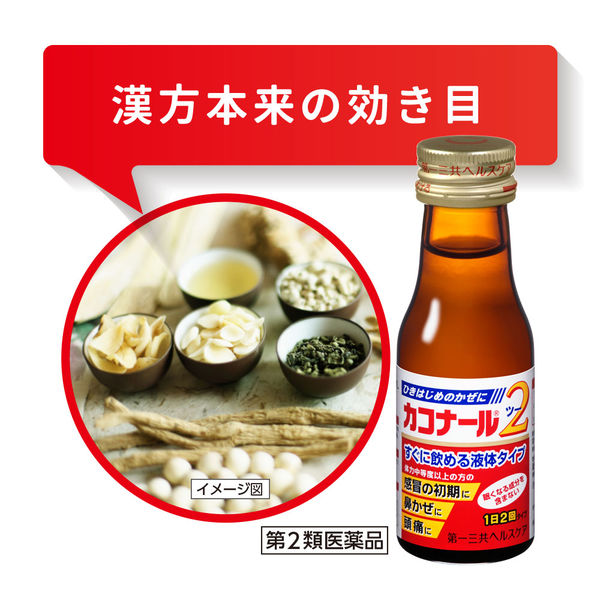 カコナール2 45ml×4本 第一三共ヘルスケア 漢方薬 葛根湯 ひきはじめの