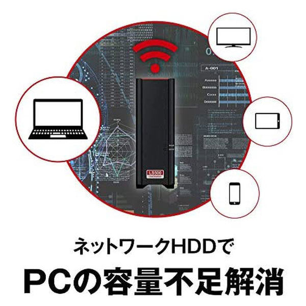 LS510D0401G : ネットワーク対応HDD(NAS) : LinkStation
