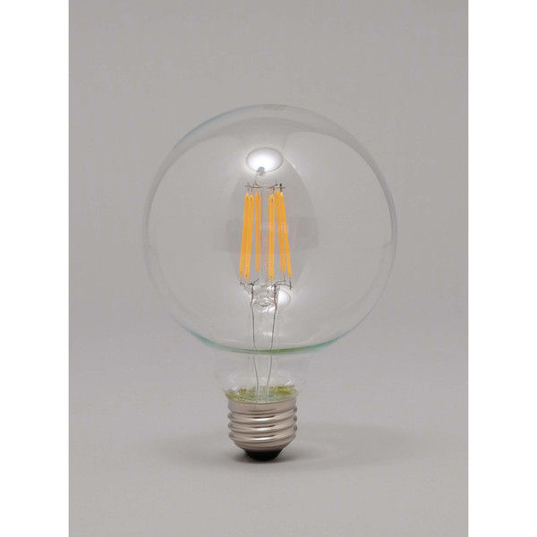 アイリスオーヤマ LEDフィラメント電球 ボール球 クリア 電球色