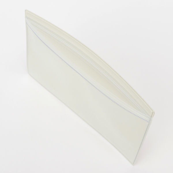 無印良品 片面クリアケース 120×190mm ホワイトグレー 1箱（10個入） 良品計画 - アスクル