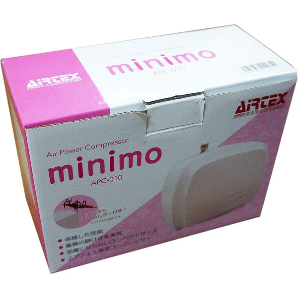 エアテックス コンプレッサー minimo ミニモ APC010 1台（直送品）