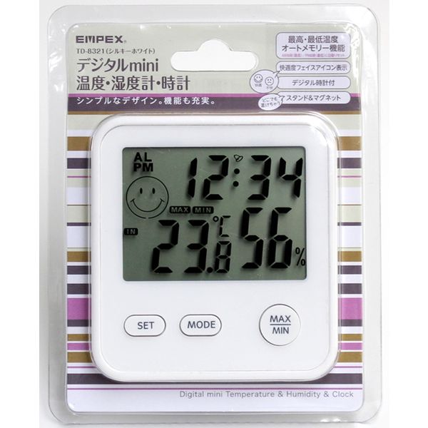 シチズン 温湿度計 シンプル 白 - インテリア時計