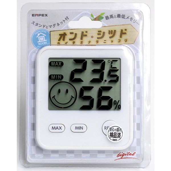 エンペックス気象計 デジタルミディ温湿度計 TD-8411 1個 - アスクル エンペックス気象計 デジタルミディ温湿度計 TD-8411 1個 - アスクル
