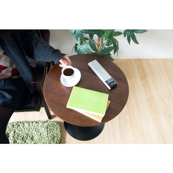 ブラック円形テーブル 訳あり品 写真をご確認 TBL01-80-19 Bello