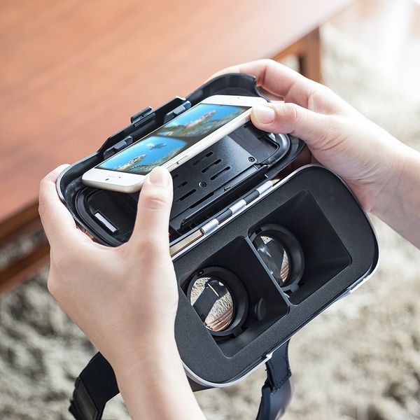 サンワダイレクト VRゴーグル(スマホ対応・眼鏡対応・動画視聴 サンワダイレクト VRゴーグル(スマホ対応・眼鏡対応・動画視聴