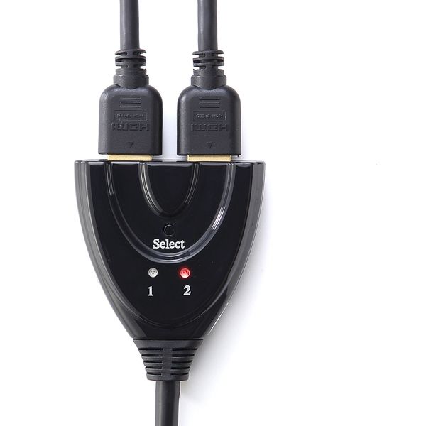サンワダイレクト HDMIセレクター 切替器（2入力1出力・1入力2出力