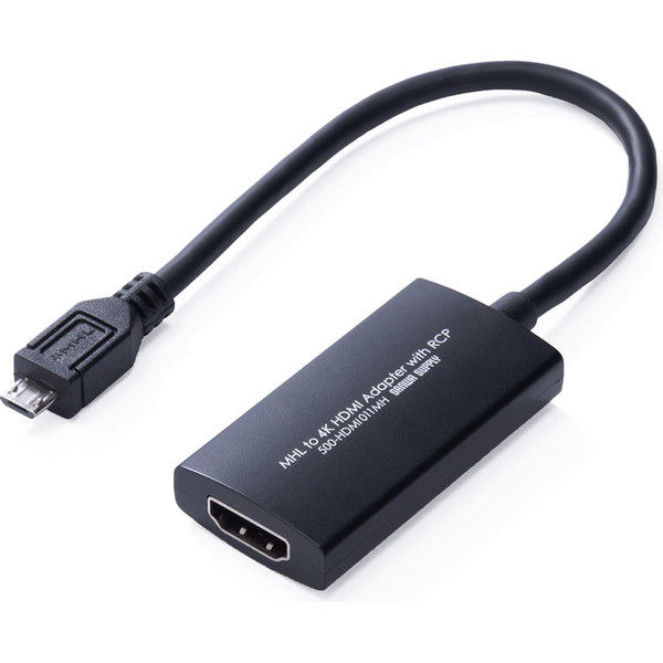 サンワダイレクト MHL変換アダプタ 500-HDMI011MH 1個（直送品）