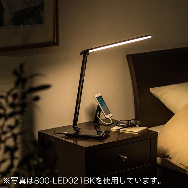 サンワダイレクト LEDデスクライト 800-LED021W 1個（直送品