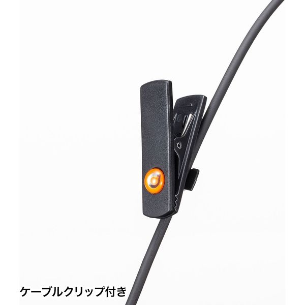 サンワサプライ 電話用ヘッドセット（片耳タイプ） MM-HSRJ02 1個 