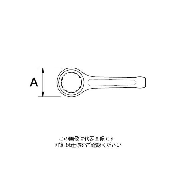 エスコ（esco） 41mm 打撃めがねレンチ（落下防止リング付） 1個