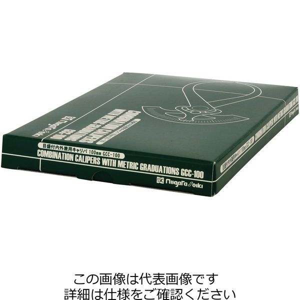 エスコ 100mm キャリパー(内外兼用/目盛付) EA725KM-70 1個（直送品