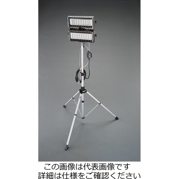 偽物 エスコ EA814AT-100 AC100V/50Wx2灯 作業灯/LED(ｽﾀﾝﾄﾞ付) | www