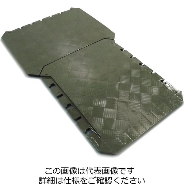 エスコ 894x750x40mm 樹脂製敷板(連結式/OD色) EA997RZ-60 1枚（直送品