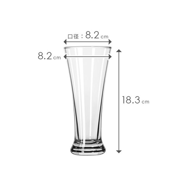 Libbey(リビー) フレアー ピルスナー ??18 ソーダガラス (6ヶ入