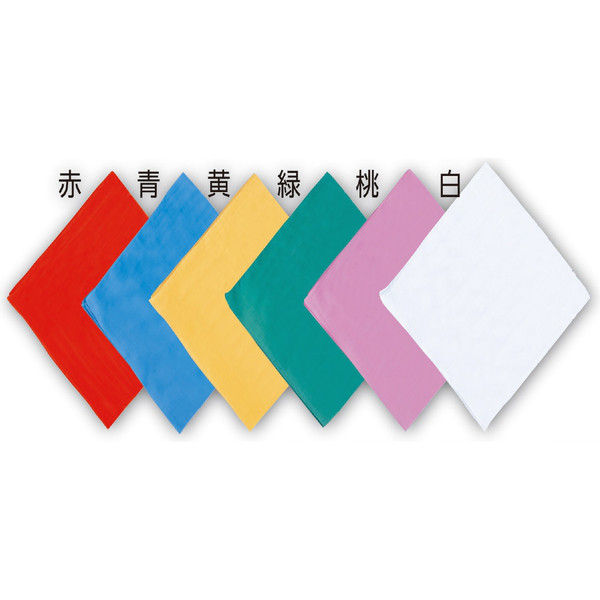アーテック バンダナ 無地 赤 1612 1セット(6枚)（直送品） - アスクル