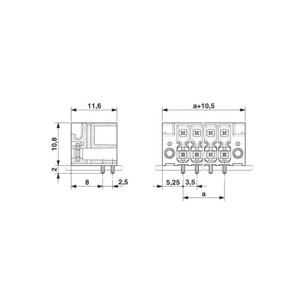 プリント基板用コネクタ ソケット 5極2列 リフロー対応 DMC 15/ 5-G1F-35-LR P20THR（直送品） プリント基板用コネクタ P20THR（直送品） DG1860362809(14285円)