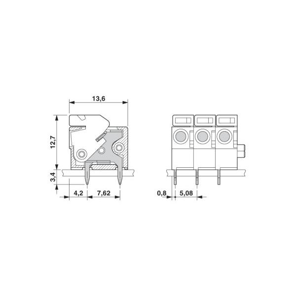 フエニックス・コンタクト プリント基板用端子台 スプリング接続式 極数16 FFKDSA1/H1ー5,08ー16 1セット(50個)(直送品) フエニックス・コンタクト プリント基板用端子台 スプリング接続式 極数16 FFKDSA1/H1ー5,08ー16 1セット(50個)(直送品)