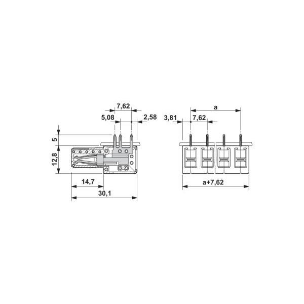 プリント基板用コネクタ ソケット 極数2 IPC 5/ 2-GU-762（直送品） - argconstructores.com