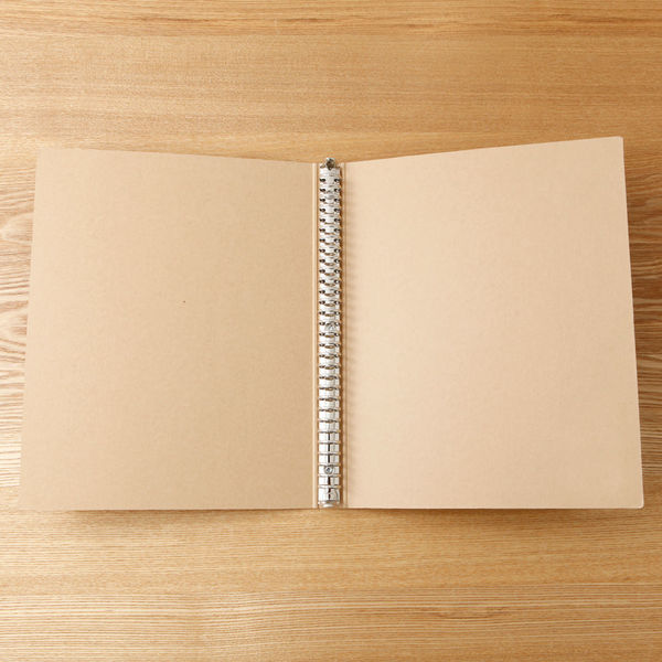 無印良品 バインダー A4 30穴 ベージュ 1箱（40冊入） 良品計画