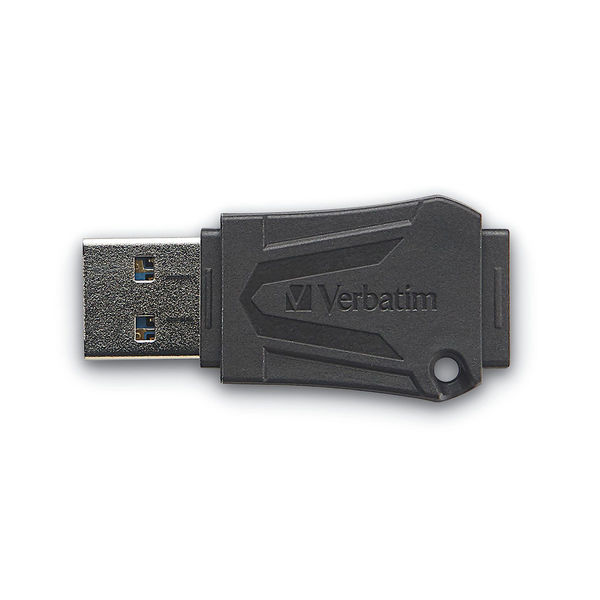 USBメモリー 64GB 高耐久 バーベイタム ToughMax 防水 防塵 耐衝撃 USB 3.0 USBSTM64GZV2 - アスクル