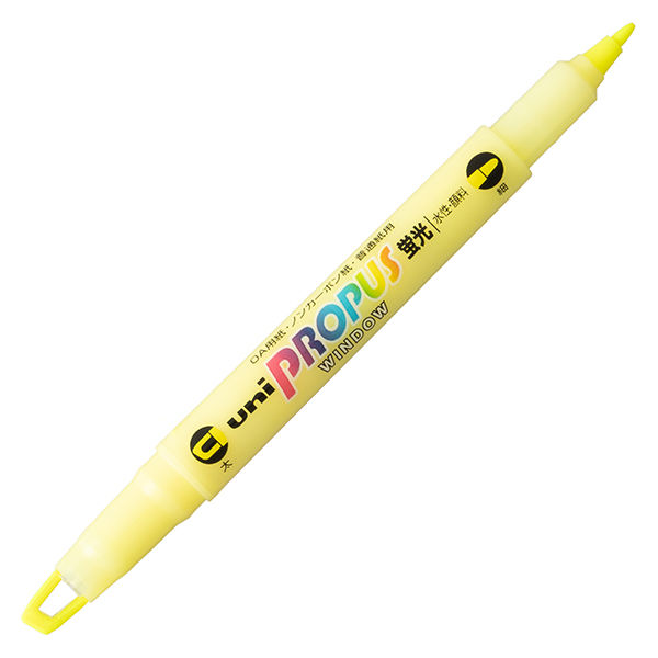 三菱鉛筆 蛍光ペン プロパスウィンドウ 黄 PUS102T1P.2 1セット