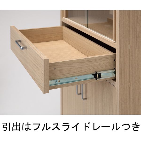 白井産業 フルニコ 重ねて使えるシンプル食器棚 幅566×奥行295