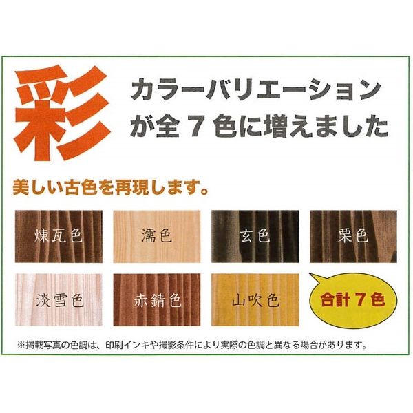 天然塗油・自然塗料】太田油脂 匠の塗油 彩速シリーズ 木部用保護