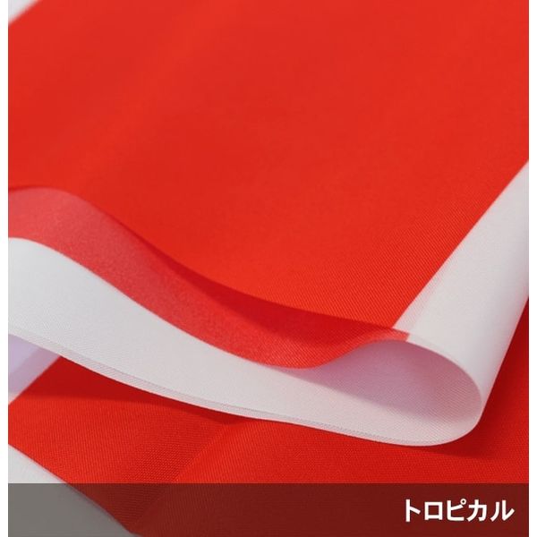イタミアート 紅白幕 トロピカル 高さ180cm×長さ3.6m 紅白ひも付 KH010