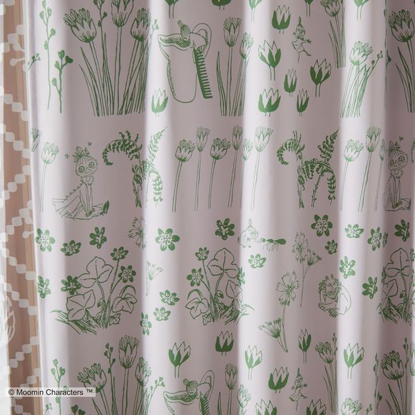 ムーミンカーテン 100×178 スミノエ ドレープ 遮光 2つ山 1.5倍ヒダ ムーミンカーテン 100×178 スミノエ ドレープ 遮光 2つ山 1.5倍ヒダ