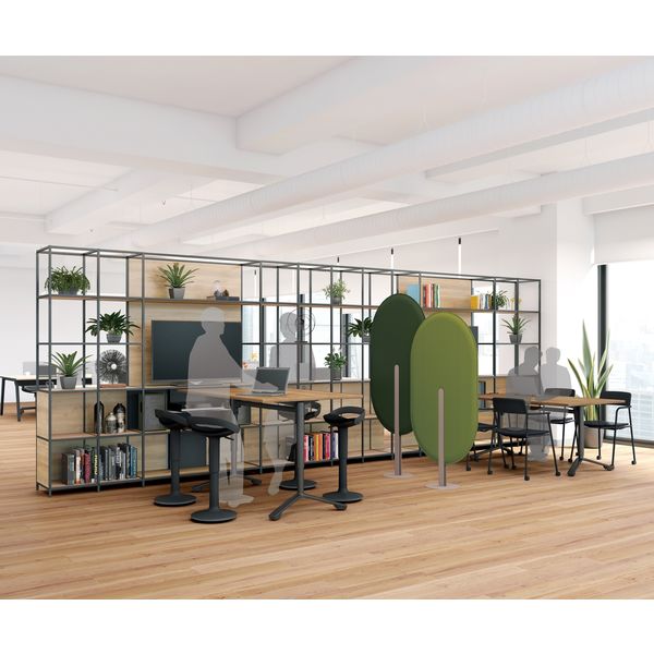 組立設置込】コクヨ リーフィー パーテーション 単体 900×1800mm