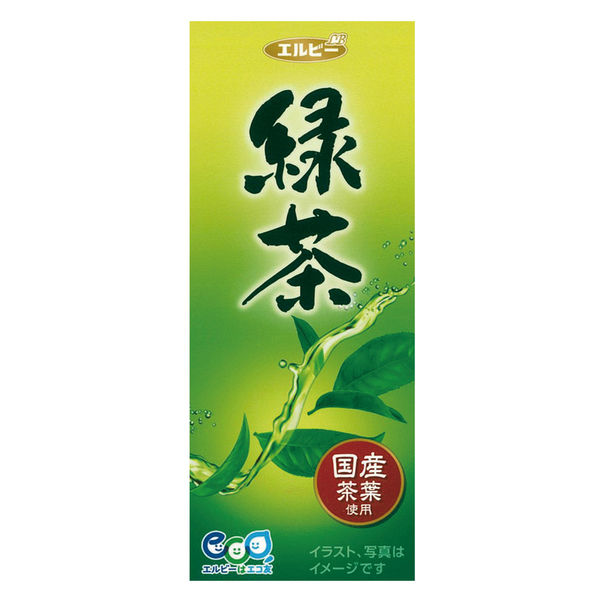 アウトレット】エルビー 緑茶 200ml お茶 パック飲料 紙パック 1