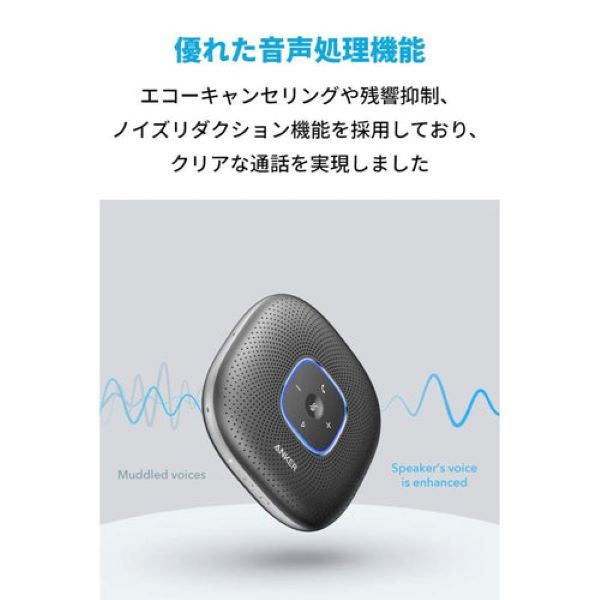 Anker PowerConf 会議用スピーカーフォン USB-A・Type-C