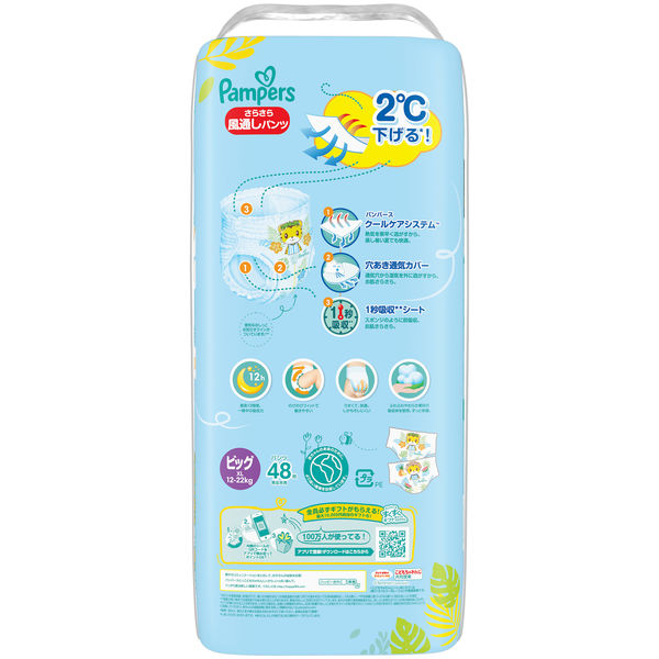 パンパース おむつ パンツ ビッグ（12～22kg ）1セット（48枚入