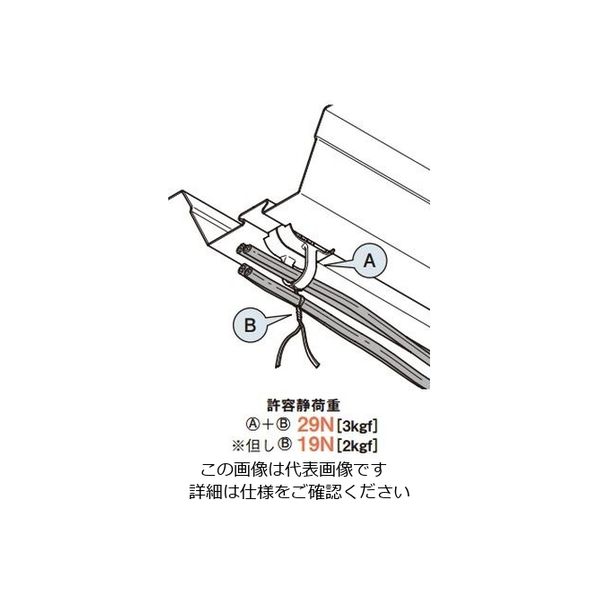 ネグロス電工 Eデッキ用ケーブル支持具 SKESD2E 1袋(10個)（直送品