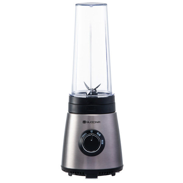 クオシナ スリムブレンダー シルバー 300/600ml 安全設計
