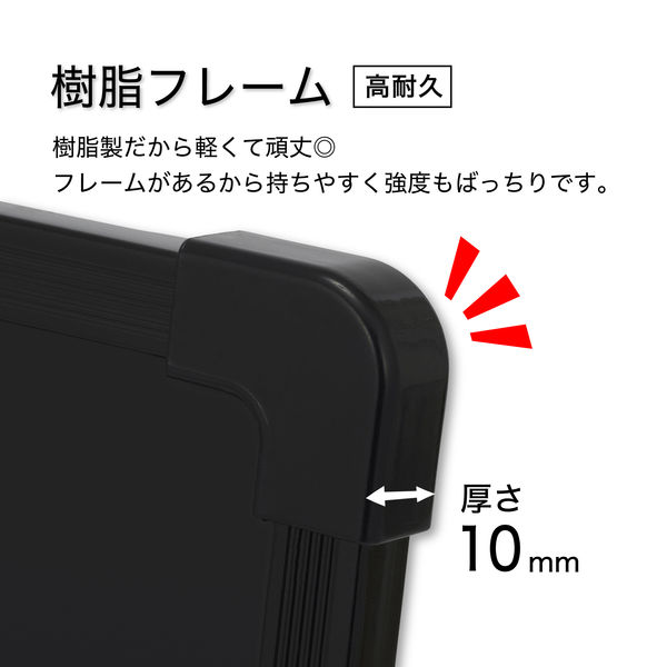ブラックボード　１枚　木枠 ケース販売】シモジマ HEIKO ブラックボード 90-60 クラシック