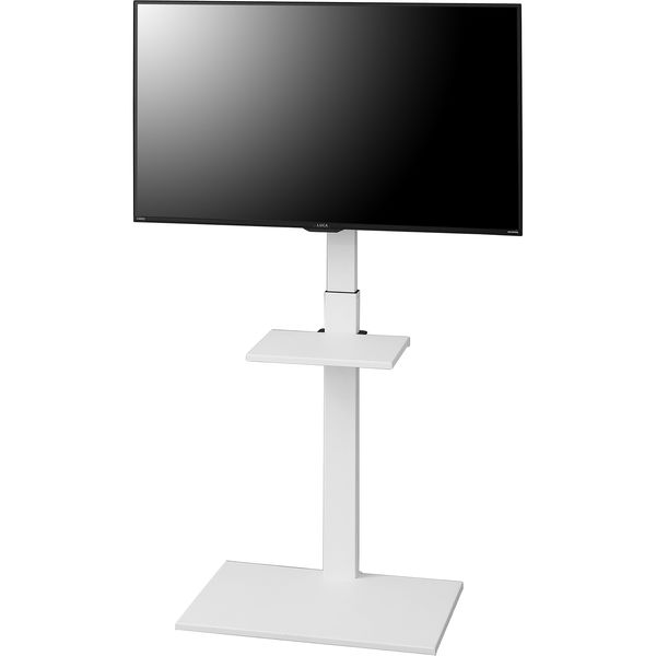 アイリスオーヤマ スタンドテレビ台 UTS-600R-W 1台 - アスクル