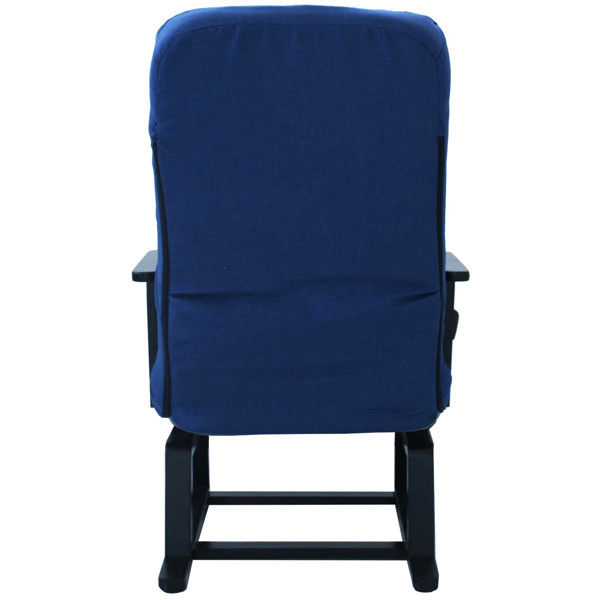 【軒先渡し】ヤマソロ 晶 コイルバネ回転高座椅子 藍色 1台（直送品） ヤマソロ 藍色