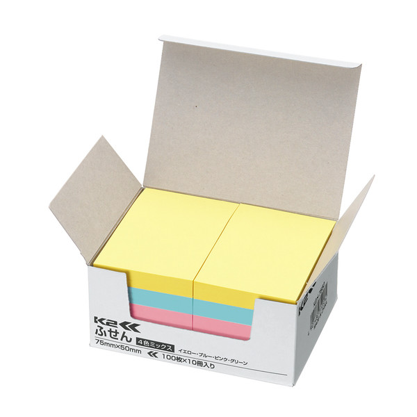 コクヨ 付箋 まとめ売り 正方形 100冊×3箱 セット割 コクヨ 付箋 まとめ売り 正方形 100冊×3箱 セット割Ω