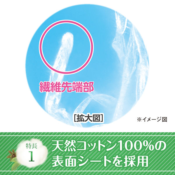 アテント コットン100%自然素材パッド安心少量 大容量44枚 35cc 1