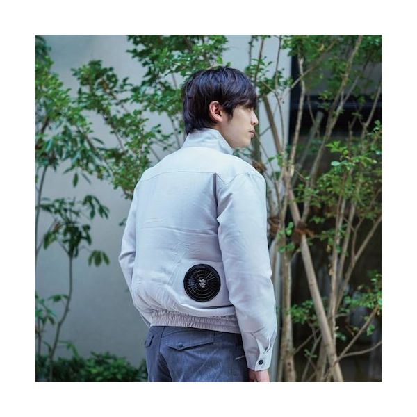 岡潮 空調長袖ブルゾン(ウェアのみ)日本製生地使用 20112 グレー5L 20112-5L 1着 535-8918(直送品) 岡潮 空調長袖ブルゾン(ウェアのみ)日本製生地使用 20112 グレー5L 20112-5L 1着 535-8918(直送品)